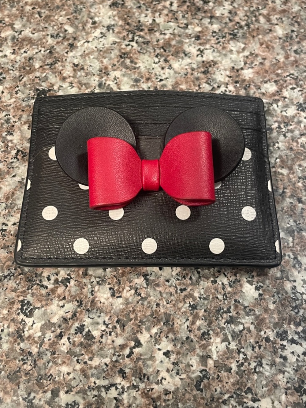 kate spade ♠️ Minnie Mouse Crossbody with Red Bow and card holder set - Picture 8 of 11